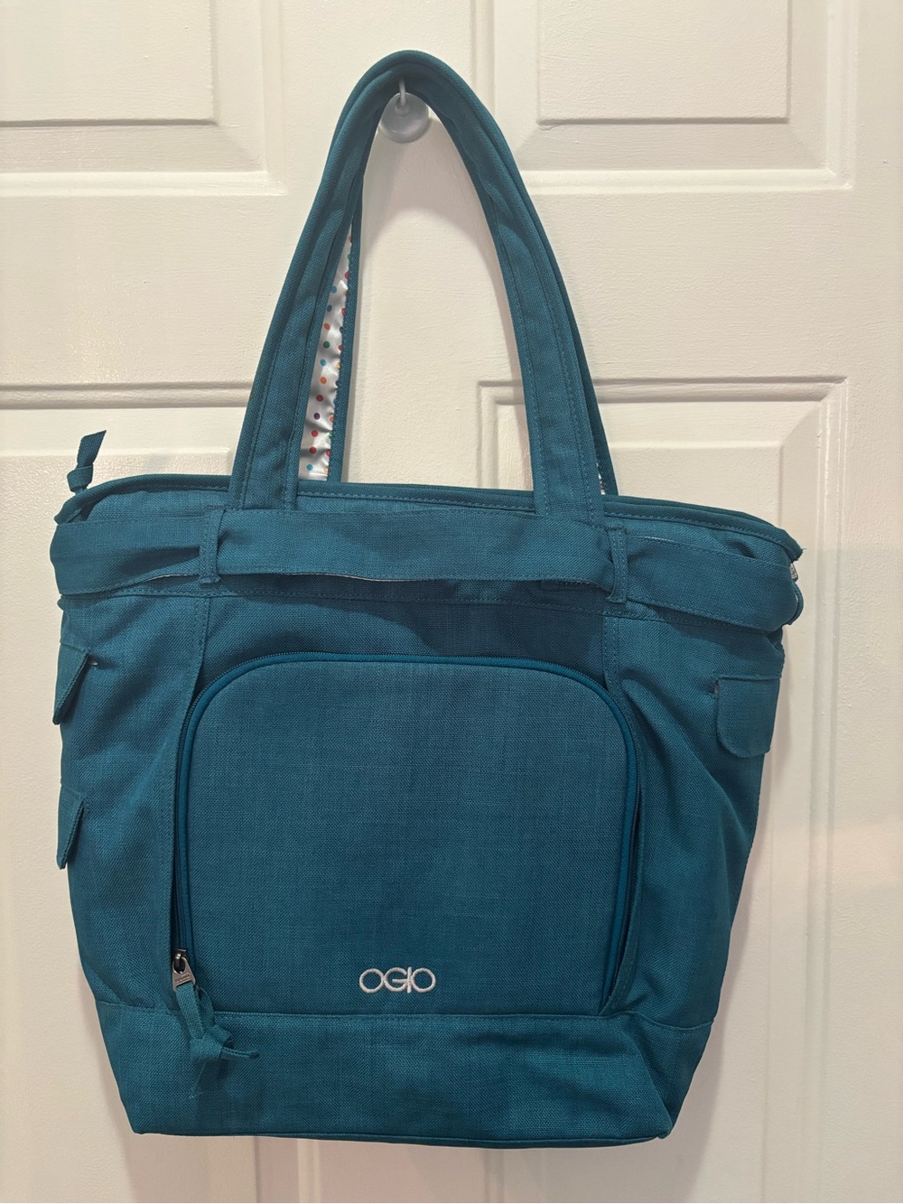 OGIO Multipurpose Tote Computer Bag Computer So NICE Teal Green Blue Pockets